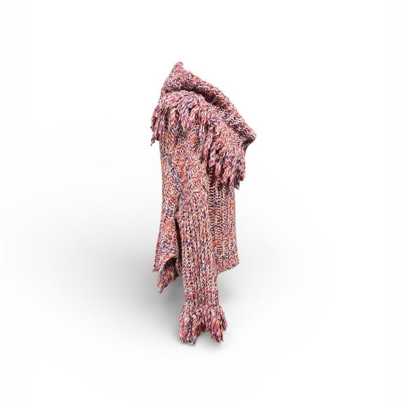 Free People FP One Kinsley Fringe Cowl-neck Sweater Sz-Xsmall - Picture 4 of 7